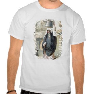 Young Arab Girl Returning the Hammam in Cairo Tees