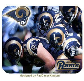 Computer mousepad with NFL St. Louis Rams logo for fans by padcaseskingdom  Mouse Pads 