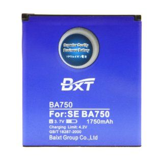 High capacity 1750mah Baixt Brand Extended standard Battery for Sony Ericsson Ba750 Sony Ericsson Xperia Arc Lt15i Lt18i X12 Cell Phones & Accessories