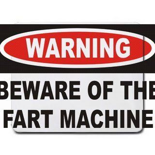 Warning Beware of the Fart Machine Mousepad  Mouse Pads 