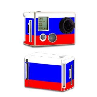 MightySkins Protective Vinyl Skin Decal Cover for GoPro HD Hero2 Camera Digital Camcorder Sticker Skins Russian Flag Electronics