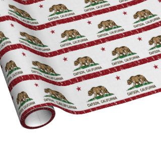 California State Flag Carson Gift Wrap