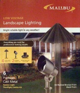 Malibu Landscape Lighting Garden Light Floodlight Combo Kit (CL09349TOB) Patio, Lawn & Garden