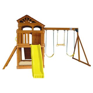 Timber Valley Play & Swing Set in Natural