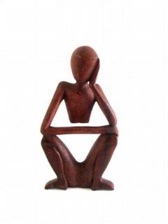Shop Thinker Statue Meditation Yoga Statue Abstract Modern Art   12" Collector's Quality  OMA BRAND at the  Home Dcor Store