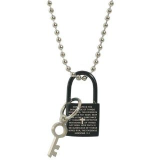 Lock and Key Pendant with Gift Box Jewelry