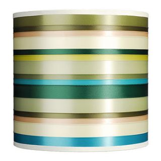 ribbon striped shade wide cylinder by isabel stanley design