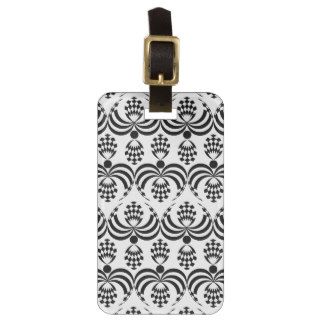 CHIC LUGGAGE/BAG TAG_07 BLACK/WHTIE PATTERN TAG FOR LUGGAGE