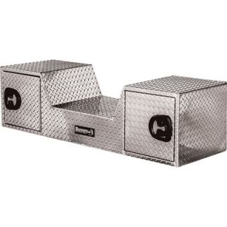 Buyers Products Aluminum Gooseneck Truck Box — Diamond Plate, 57in.L x 19in.W x 15in.H, Model# 1712040