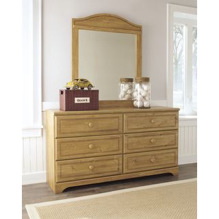 Signature Designs By Ashley Broffin Light Brown Bedroom Mirror