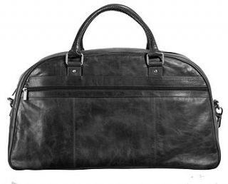 leather weekender holdall by teals