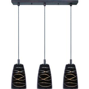 ET2 Lighting ET2 E93043 50BZ Bronze Carte 3 Light Pendant