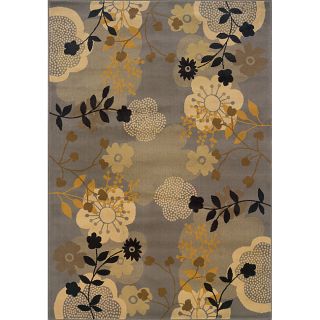 Grey/ Gold Transitional Area Rug (910 X 129)