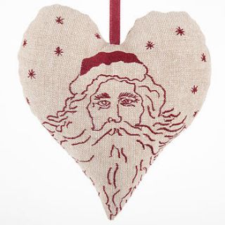 santa heart by cambric and cream ltd
