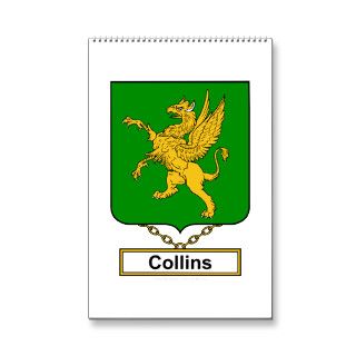 Collins Family Crest Wall Calendar