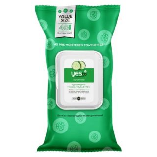 Yes To Cucumbers Hypoallergenic Facial Towelette