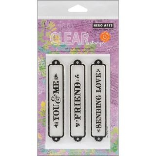 Hero Arts You   Me Frame Clear Stamps