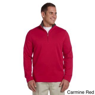 Ashworth Ashworth Mens French Terry Half zip Pullover Red Size XXL