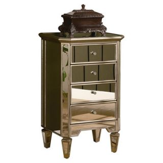 Crestview Collection Lustre 4 Drawer Chest