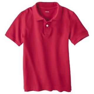 Boys Solid Polo   Red Pop XS