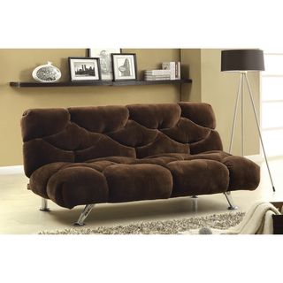 Furniture Of America Furniture Of America Modern Deep Dark Brown Cushion Champion Fabric Sofabed/futon Brown Size Full