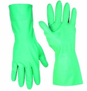 Custom Leathercraft 2305L Chemical Resistant Nitrile Gloves, Large   Chemical Resistant Safety Gloves  