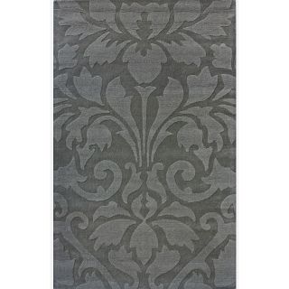 Nuloom Handmade Neutrals And Textures Damask Wool Rug (5 X 8)
