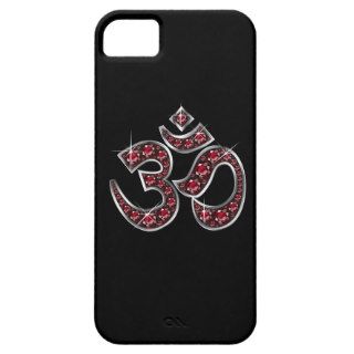 Om Symbol with "Ruby" Stones iPhone 5 Cover