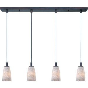 ET2 Lighting ET2 E93044 39BZ Bronze Carte 4 Light Pendant