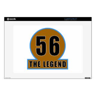 56 The Legend Birthday Designs Skin For Laptop