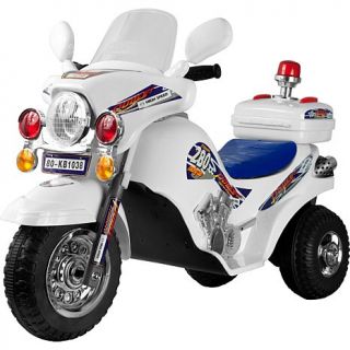 Lil' Rider White Lightning Police Cruiser Battery Powered