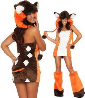 3WISHES 'Adorable Deer Costume' Sexy Animal Costumes for Women Adult Sized Costumes Clothing