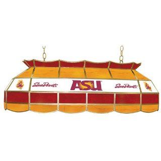 Arizona State University Stained Glass 40 Inch Tiffany Lamp  Light Fixture Hanging Chains  Patio, Lawn & Garden