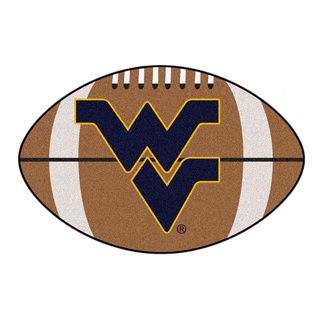 West Virginia University Football Area Rug
