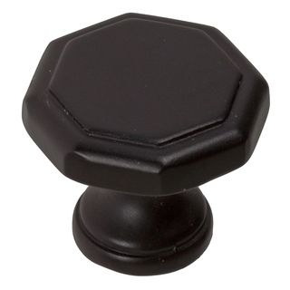 Gliderite 1.125 inch Matte Black Hexagon Cabinet Knobs (pack Of 10)