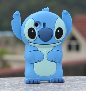 lovely 3D Stitch Silicone Cover Case for Samsung GALAXY Y S5360 Cell Phones & Accessories