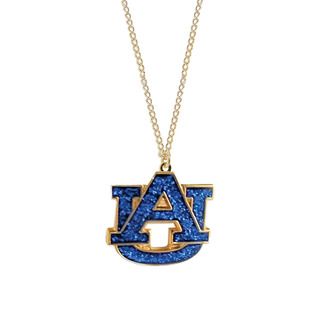 Ncaa Auburn Tigers Logo Glitter Necklace