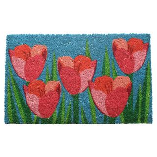 Field Of Tulips Coir Doormat