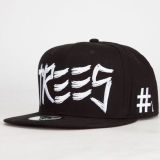 Trill Trees Mens Snapback Hat Black One Size For Men 244274100
