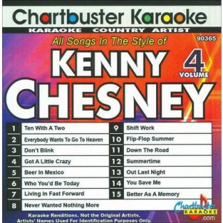 Karaoke Kenny Chesney, Vol. 4 (Lyrics included