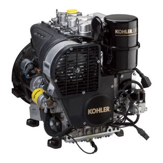 Kohler Four-Stroke Air-Cooled Diesel Engine — 25.2 HP, Group 8 Interchange Shaft, Model# PA-KD62525002  Diesel Engines