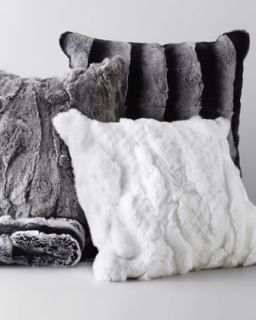 Gray Rex Textured Pillow