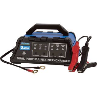 NPower Dual Port 4-Stage Charger — 2 Amps/Port  Battery Chargers