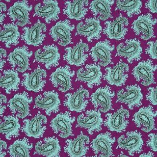 Liberty of London Art Fabrics Paisley Piccadilly Circus Purple, 44 inch (112cm) Wide Cotton Fabric Yardage
