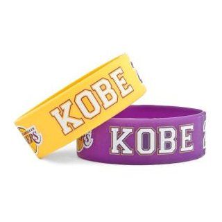 NBA Los Angeles Lakers Kobe Bryant Player Silicone Rubber Bracelet  Sports Fan Bracelets  Sports & Outdoors