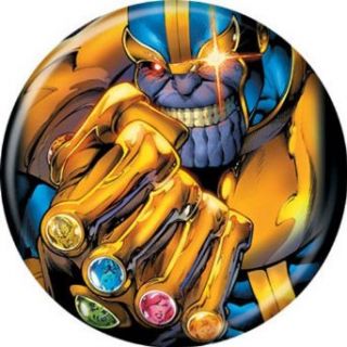 Thanos Infinity Gauntlet   Marvel Comics   Pinback Button 1.25" Bae 41 Clothing