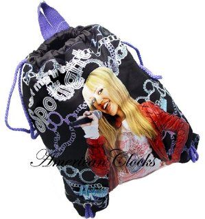 Disney Secret Pop Star Hannah Montana Combo Set   Drawstring Bag and Wallet with Zipper 