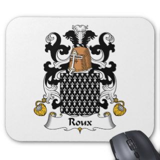 Roux Family Crest Mouse Mats