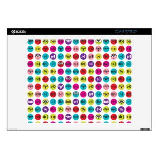 Loony Emoticons Laptop Skins