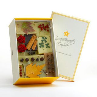 organic artisan soap gift box by quintessentially english